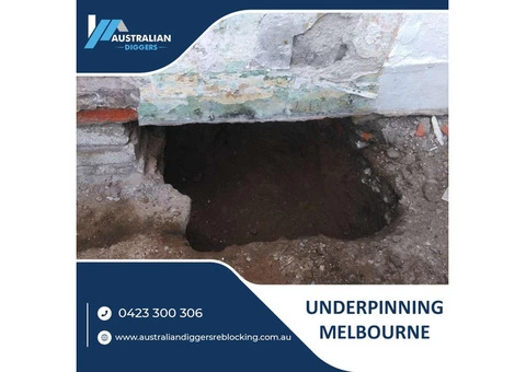 Hire Underpinning Melbourne From Australian Diggers