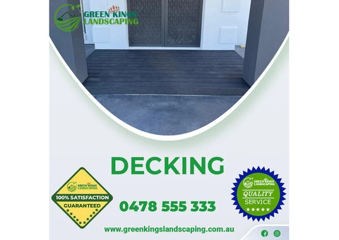 Hire Decking Melbourne From Green Kings Landscaping