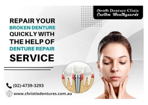 Find the Best Emergency Dentures Repair in Blue Mountains - Dell & Ben Christie Denture Clinic