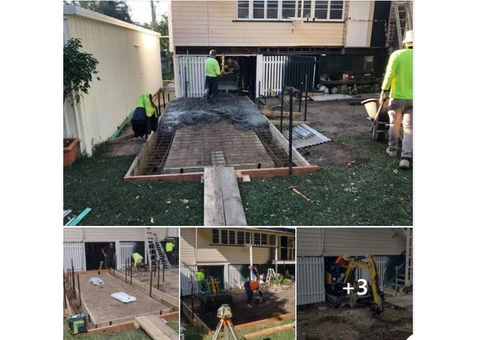 Concrete slab for above ground pool - 1/7