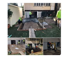 Concrete slab for above ground pool