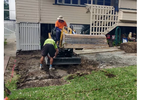 Concrete slab for above ground pool - 6/7