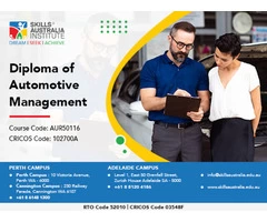Start A Career As An Automotive Expert With Our Diploma of Automotive Management