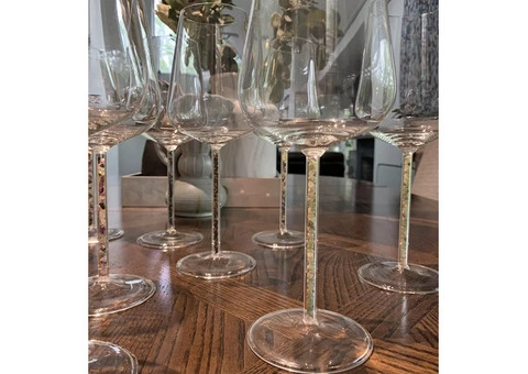 Crystal Stemmed Wine Glasses