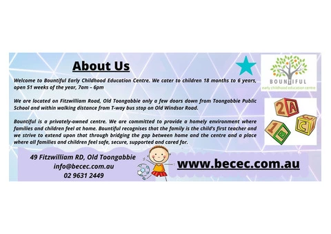 Joyful Childcare Centre Near Constitution Hill