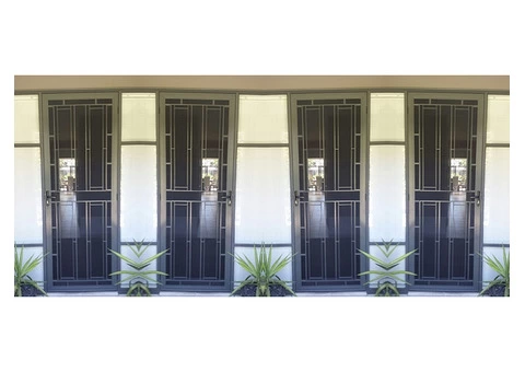 Elegant & Decorative Aluminium Doors with Colonial Casting