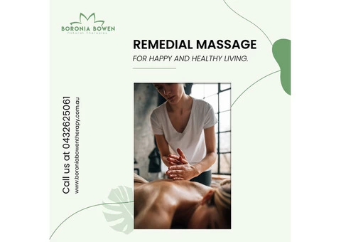 Experience Holistic Rejuvenation With Remedial Massage in Melbourne