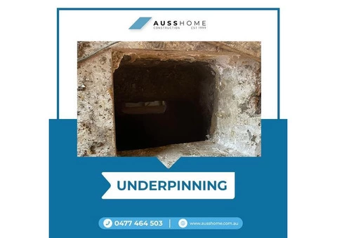 Get Underpinning Melbourne at Auss Homes Underpinning