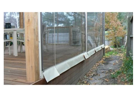 Rope and Pulley Outdoor Blinds Melbourne