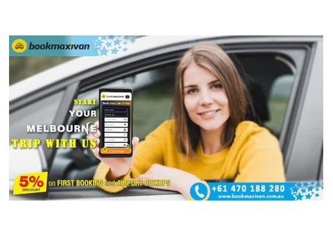 Book Maxi Van Melbourne | Get 5% Discount on 1st Booking - 2/2