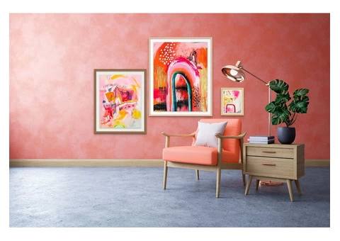 Buy beautiful Handed Printed & painted canvas at an affordable price at Mash Art - 6/7