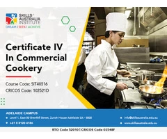 Choose The Best Adelaide College To Study Certificate IV in Commercial Cookery Course