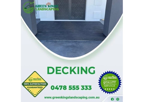 Professional Decking Melbourne at Green Kings Landscaping