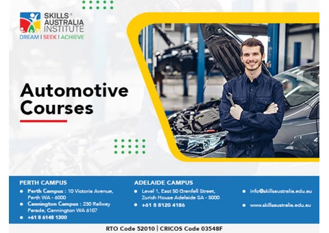 Best vocational Automotive courses Provider in Perth, Australia