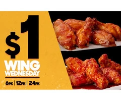 Wing Wednesday On Sale Pizza Hut Orange