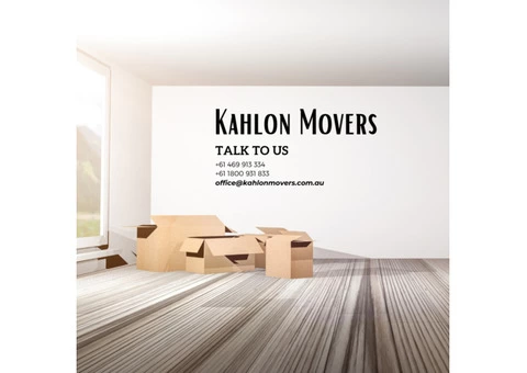 Best Movers Melbourne - Kahlon Movers Melbourne