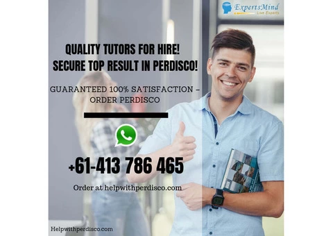 Acquire best Australia PERDISCO assignment help service