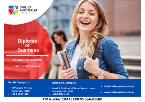 Boost Up Your Career Growth With Our Diploma of Business Management in Adelaide