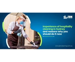Best Hospitality Cleaning Services Sydney- JBN Cleaning