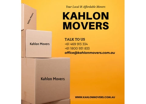 Small Movers Melbourne - Kahlon Movers Melbourne