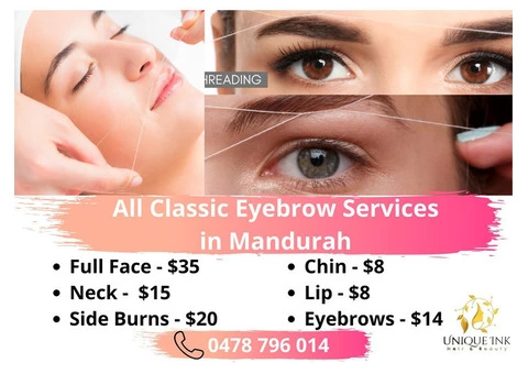 All Classic Eyebrow Threading Mandurah