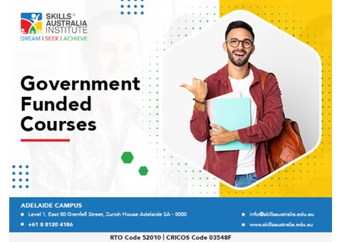 Give Wings To Your Career With Our Australian Government Funded Courses