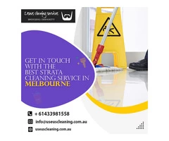 Get in touch with the best strata cleaning service in Melbourne