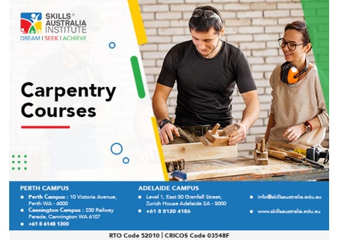 Shape Your Career With Our Basic Carpentry Courses in Australia