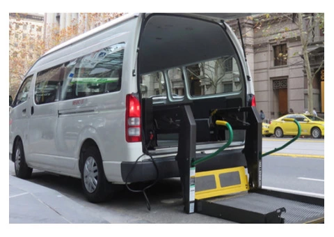 Wheelchair Accessible Airport Taxi To Assist Handicapped Passengers