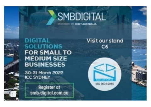 Meet CDN Solutions at SMB DIGITAL powered by CEBIT AUSTRALIA 2022