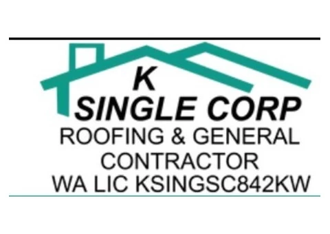 K Single Corp, Decks, Siding, Roofing, Painter, Gutters - General Contractors