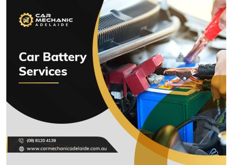 Want reliable car battery replacement service? If so contact car mechanic Adelaide.