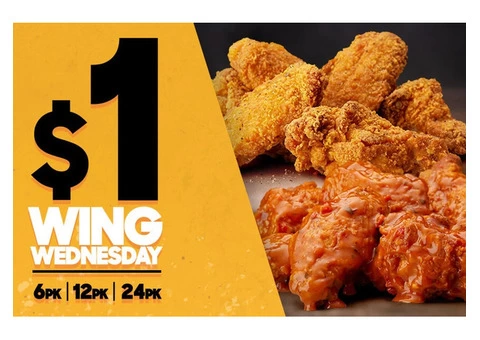 Wings Wednesday On Sale Pizza Hut Orange