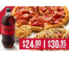 2 Large Pizzas On Sale Pizza Hut Orange - Orange, NSW