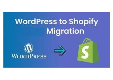 Benefit from our  WordPress to Shopify Migration Services