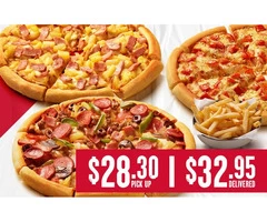 3 Large Pizzas at Pizza Hut Orange Special