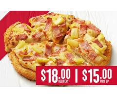 HAWAIIAN SCHNITZZA  at Pizza Hut Orange Special