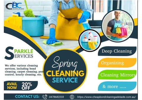 Best Cheap Bond Cleaning Adelaide in 20% Off