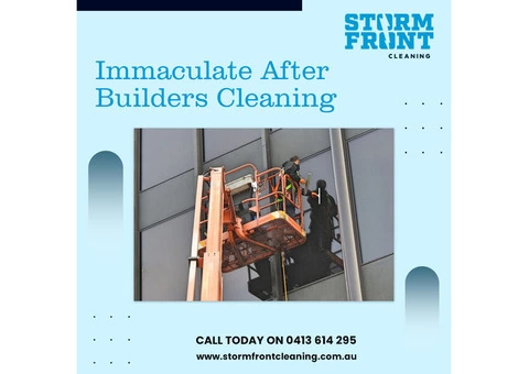 Hire experts for quality after builders cleaning