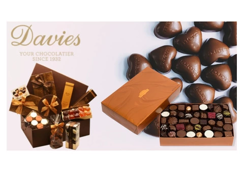 Davies chocolates are making chocolate gifts for those loved sweethearts
