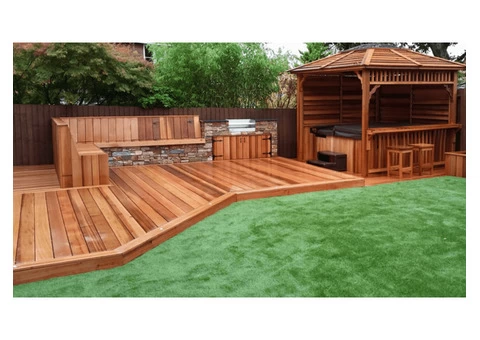 Composite Deck Stairs Installation