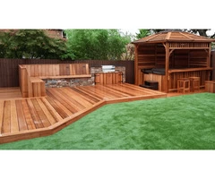 Composite Deck Stairs Installation