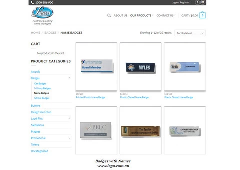 Badges with Names - 2/8