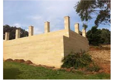 Limestone Retaining Wall Design - 0419 905733
