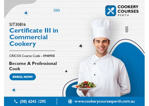 Ace your career as a chef with certificate 3 commercial cookery