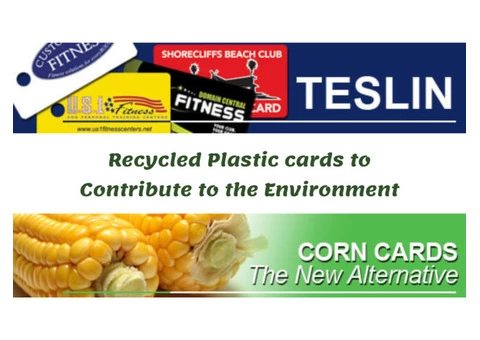 Recycled Plastic cards to Contribute to the Environment