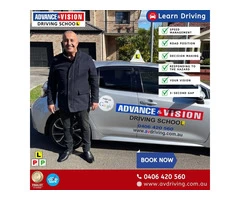 Advance and vision driving lesson Botany, NSW, Australia