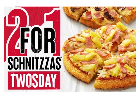 Grab Delicious SCHNITZZA OFFER From Pizza Hut Orange