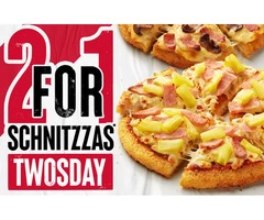 Grab Delicious SCHNITZZA OFFER From Pizza Hut Orange