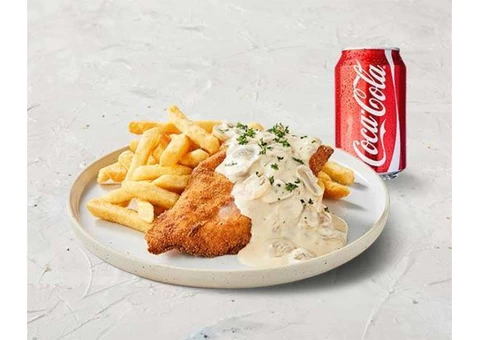 Harbourside Fish and chips Wollongong Restaurant, NSW- $5 off - 3/4